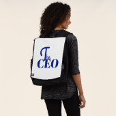 Modern Minimaal De CEO Blauw Rugtassen (Gedragen)