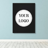 Modern, Minimaal, Elegant & Aanpasbaar Canvas Afdruk (Insitu (Houten vloer))