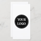 Modern, Minimaal, Elegant & Aanpasbaar Feestdagenkaart (Voorkant / Achterkant)