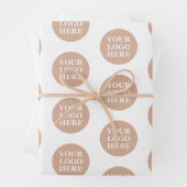 Modern, Minimaal, Elegant & Aanpasbaar Inpakpapier Vel (In situ)