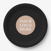 Modern, Minimaal, Elegant & Aanpasbaar Papieren Bordje (Voorkant)