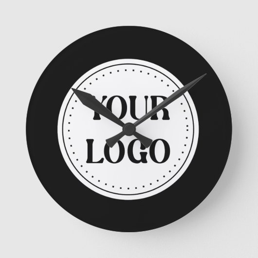 Modern, Minimaal, Elegant & Aanpasbaar Ronde Klok (Voorkant)