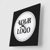 Modern, Minimaal, Elegant & Aanpasbaar Vierkante Klok (Hoek)