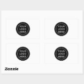 Modern, Minimaal, Elegant & bewerkbare Sticker (Vel)