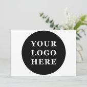 Modern, Minimaal, Elegant en Aanpasbaar Bedankkaart (Staand voorkant)