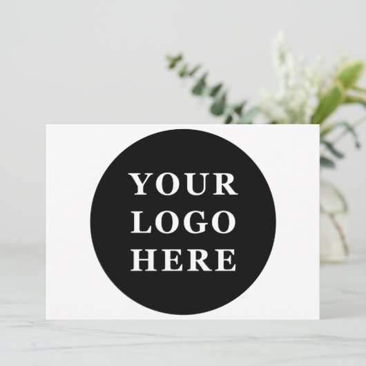 Modern, Minimaal, Elegant en Aanpasbaar Bedankkaart (Staand voorkant)