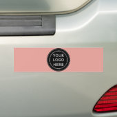 Modern, Minimaal, Elegant en Aanpasbaar Bumpersticker (Op auto)