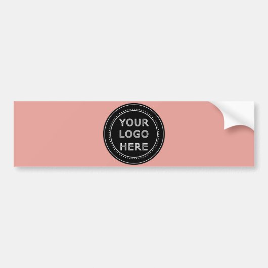 Modern, Minimaal, Elegant en Aanpasbaar Bumpersticker (Voorkant)