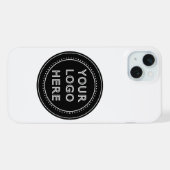 Modern, Minimaal, Elegant en Aanpasbaar  iPhone Hoesje (Achterkant horizontaal)