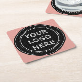 Modern, Minimaal, Elegant en Aanpasbaar  Kartonnen Onderzetters (Schuin)