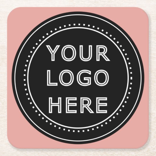 Modern, Minimaal, Elegant en Aanpasbaar  Kartonnen Onderzetters (Voorkant)