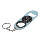 Modern, Minimaal, Elegant en Aanpasbaar  Mini Flessenopener (Voorkant Gekanteld)