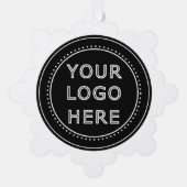 Modern, Minimaal, Elegant en Aanpasbaar Ornament Kaart (Voorkant)