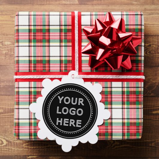 Modern, Minimaal, Elegant en Aanpasbaar Ornament Kaart (Insitu (Geschenk))