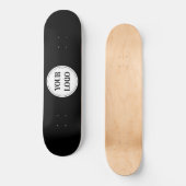 Modern, Minimaal, Elegant en Aanpasbaar Persoonlijk Skateboard (Voorkant)