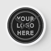 Modern, Minimaal, Elegant en Aanpasbaar  Ronde Klok (Voorkant)