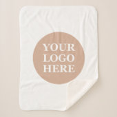 Modern, Minimaal, Elegant en Aanpasbaar Sherpa Deken (Voorkant)