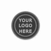 Modern, Minimaal, Elegant en Aanpasbaar Sticker (Voorkant)