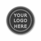 Modern, Minimaal, Elegant en Aanpasbaar Sticker (Voorkant)