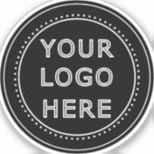 Modern, Minimaal, Elegant en Aanpasbaar Sticker (Voorkant)