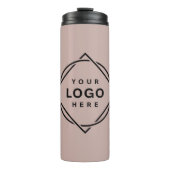 Modern, Minimaal, Elegant en Aanpasbaar Thermosbeker (Voorkant)