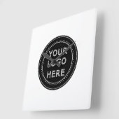 Modern, Minimaal, Elegant en Aanpasbaar  Vierkante Klok (Hoek)