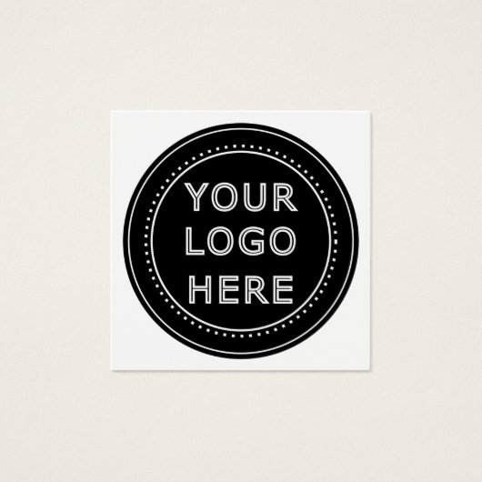 Modern, Minimaal, Elegant en Aanpasbaar Vierkante Visitekaartjes (Voorkant)