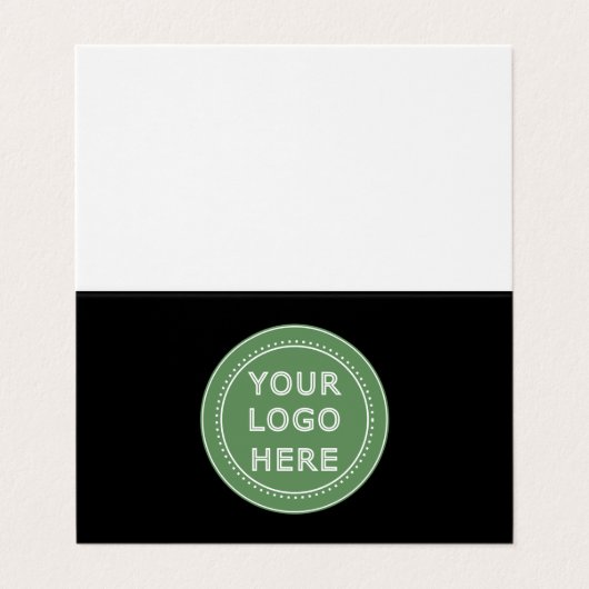 Modern, Minimaal, Elegant en Aanpasbaar Visitekaartje (Buitenkant ongevouwen)