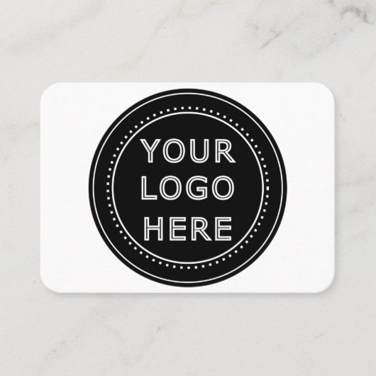 Modern, Minimaal, Elegant en Aanpasbaar  Visitekaartje (Voorkant)