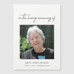 MODERN MINIMAAL ELEGANT FOTO SYMPATHIE MEMORIAL