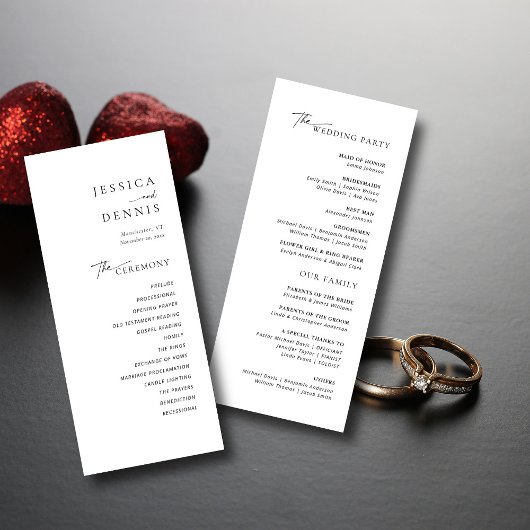 Modern minimaal elegant script chique huwelijkspro
