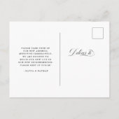 Modern minimaal | Faux Gold Verhuisaankondiging Aankondigingskaart (Achterkant)