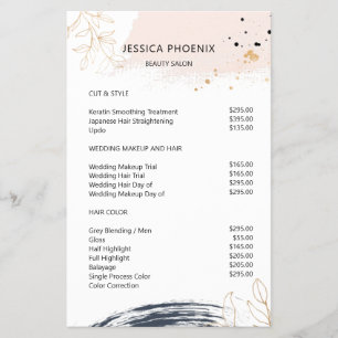 Modern, minimaal flyer