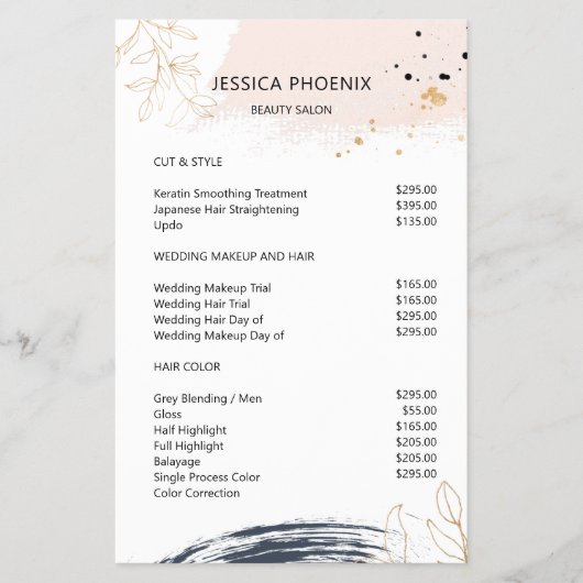 Modern, minimaal flyer (Voorkant)