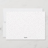 Modern minimaal gebogen Lijst 1 Kerstmis Feestdagenkaart (Achterkant)