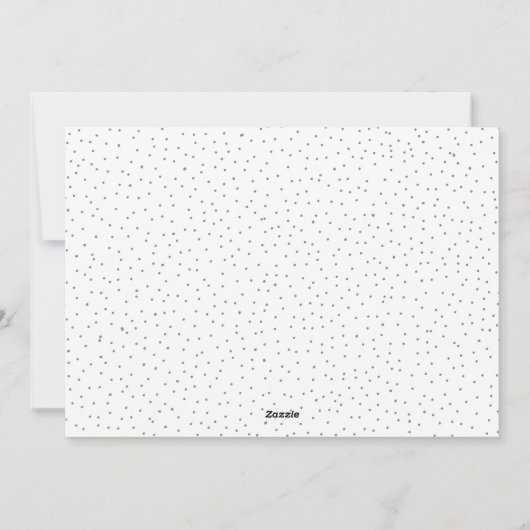 Modern minimaal gebogen Lijst 1 Kerstmis Feestdagenkaart (Achterkant)