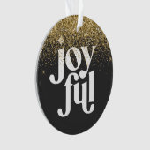 modern minimaal grafisch jochtig zwart en goud ornament (voorkant)