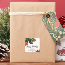 Modern minimaal groen gebladerte vakantie elegant