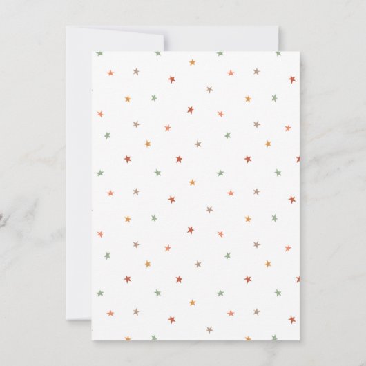 Modern minimaal kerstfeest kaart (Achterkant)