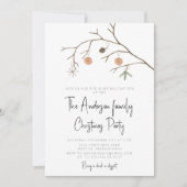 Modern minimaal kerstfeest kaart (Voorkant)