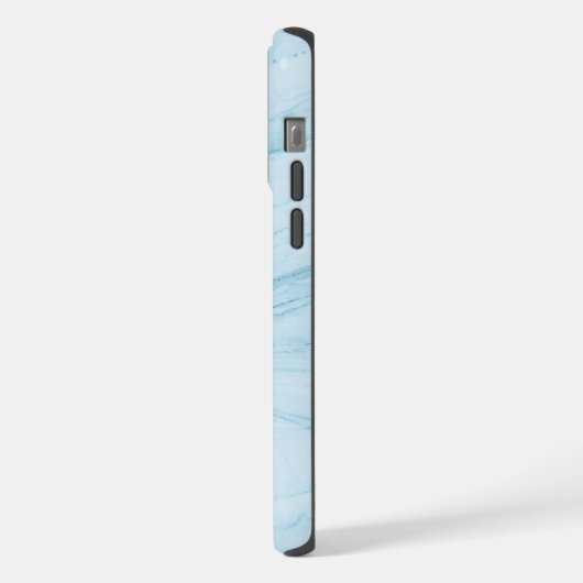 Modern minimaal klassiek elegant monogram iPhone hoesje (Linkerkant)