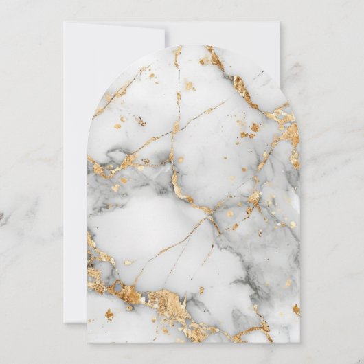 Modern, Minimaal, Marmer, Salon prijslijst Kaart (Achterkant)