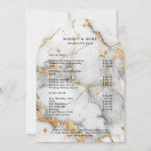 Modern, Minimaal, Marmer, Salon prijslijst Kaart (Voorkant)