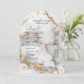 Modern, Minimaal, Marmer, Salon prijslijst Kaart (Staand voorkant)