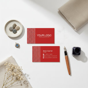 Modern Minimaal Merk Logo Zakelijke Kaart Ontwerp Visitekaartje