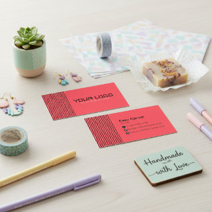 Modern Minimaal Merk Logo Zakelijke Kaart Ontwerp Visitekaartje