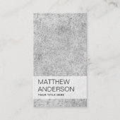 Modern, minimaal met betoncement visitekaartje (Voorkant)