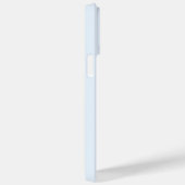 Modern minimaal monogram lichtblauw Case-Mate iPhone case (Achterkant / Rechts)