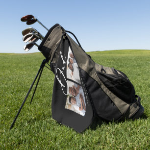 Modern minimaal multi-foetuscript-cadeau van pa aa golfhanddoek