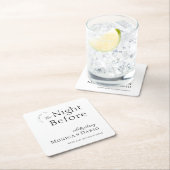 Modern minimaal | Nacht voor repetitie diner Kartonnen Onderzetters (Insitu)